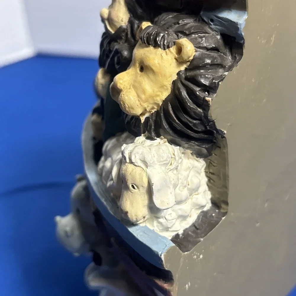 Resin Noah Ark Noah Wife And Animals 7
